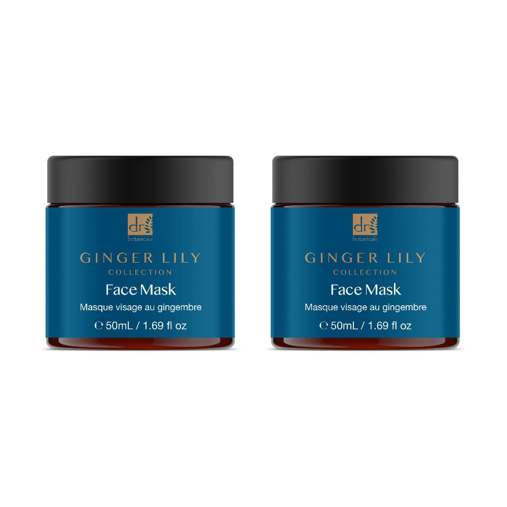 skin chemist Dr Botanicals Gingerlily Mask 50ml Twin Value Savings Pack
