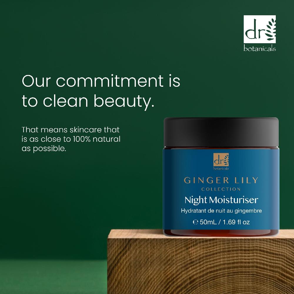 Skin Chemist Dr Botanicals Gingerlily Night Moisturiser 50ml Twin Value Savings Pac