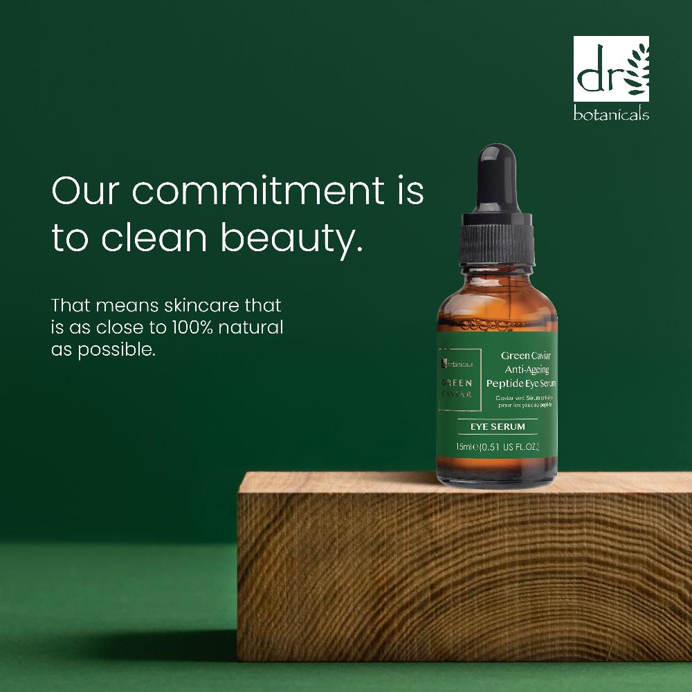 Skin Chemist Dr Botanicals Green Caviar Anti-Ageing Peptide Eye Serum 15ml Twin Val