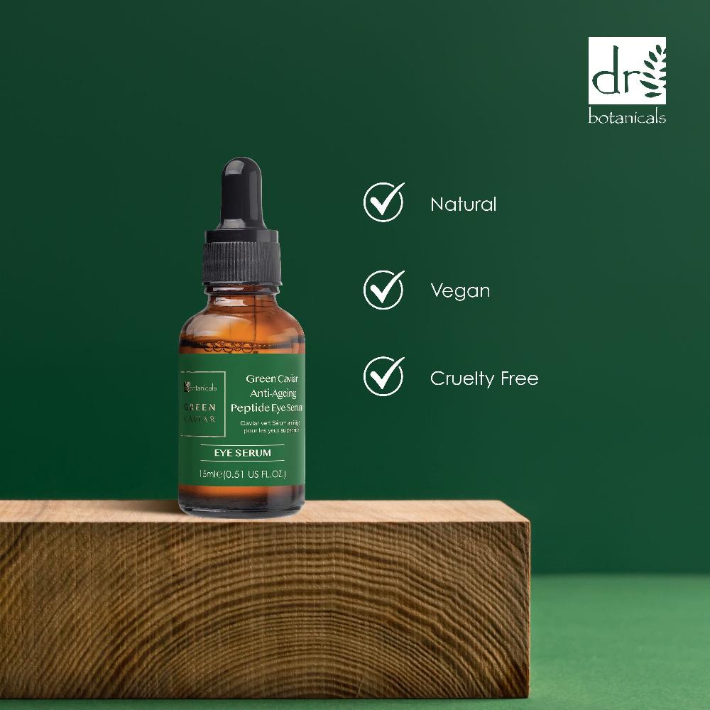 Skin Chemist Dr Botanicals Green Caviar Anti-Ageing Peptide Eye Serum 15ml Twin Val