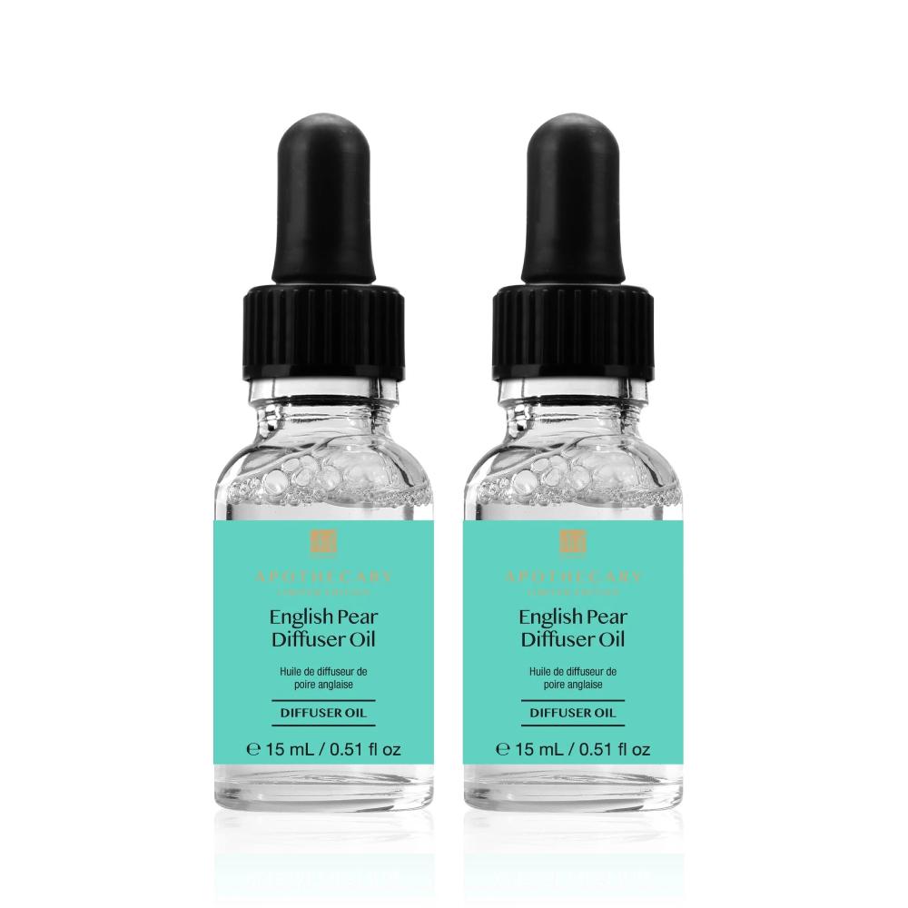 skin chemist Dr Botanicals Happy & Cheerful English Pear Diffuser Oil 15ml Twin Val