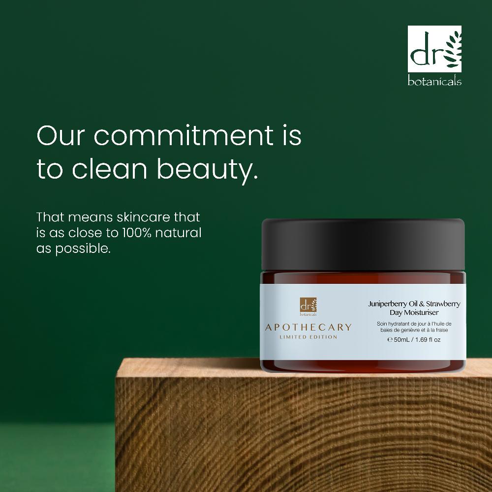 Skin Chemist Dr Botanicals Juniperberry Oil & Strawberry Day Moisturiser 50ml Twin