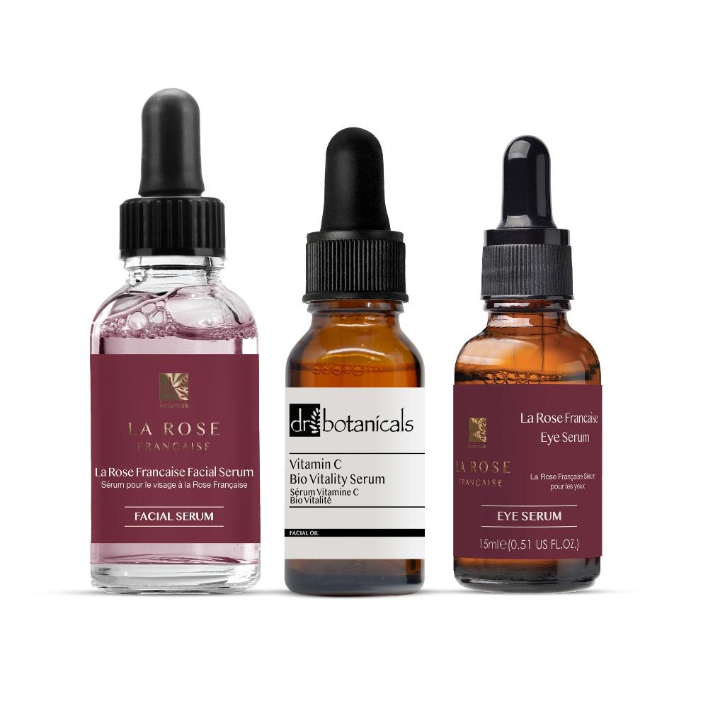 skin chemist Dr Botanicals La Rose Facial & Eye Care Pack