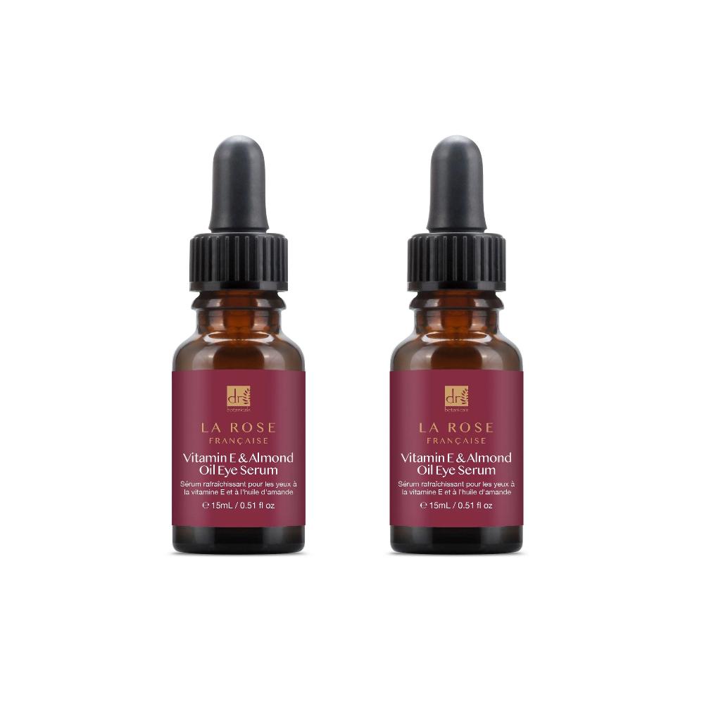 skin chemist Dr Botanicals La Rose Francaise Eye Serum 15ml Twin Value Savings Pack