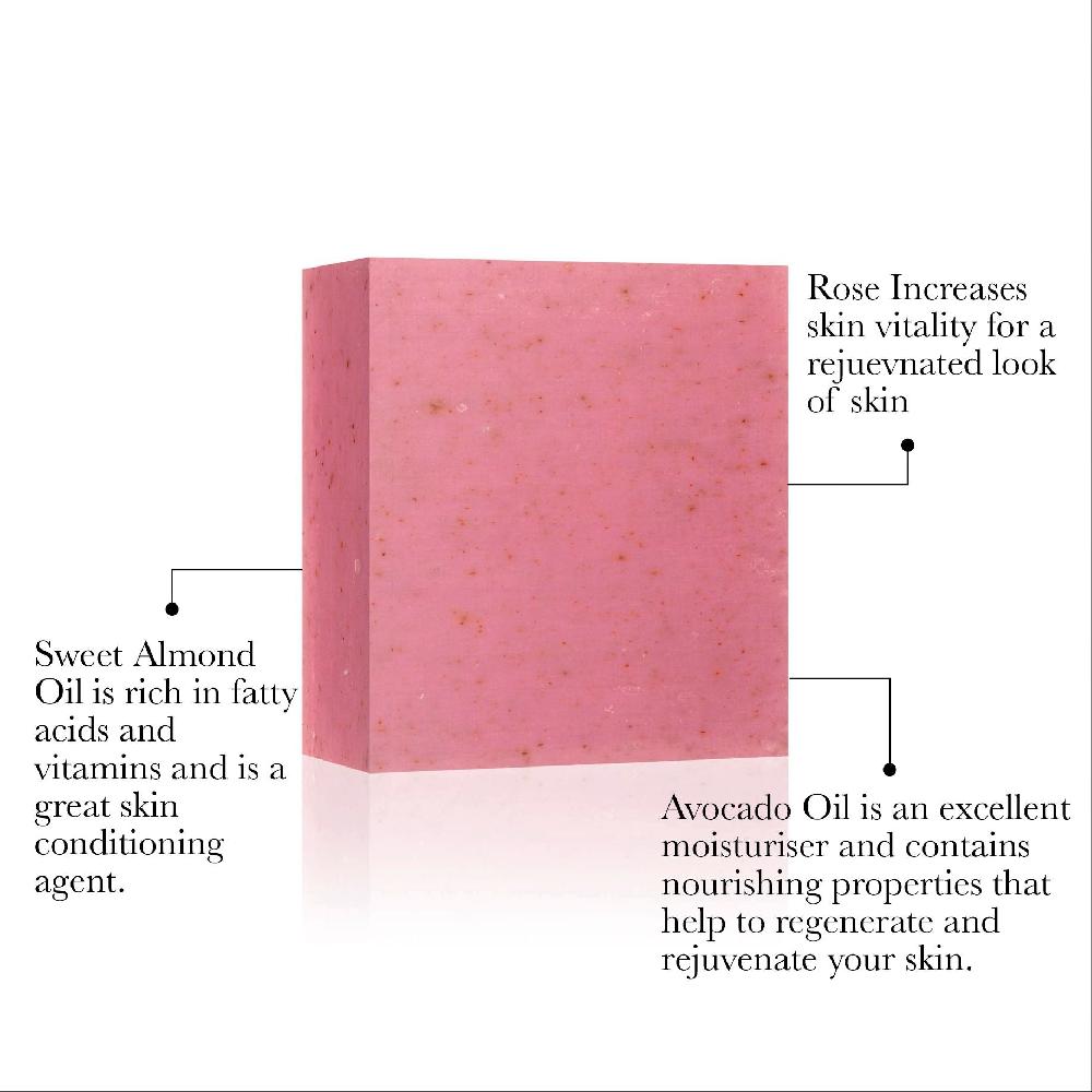 Skin Chemist Dr Botanicals La Rose Francaise Facial Cleansing Bar 100g Twin Value S