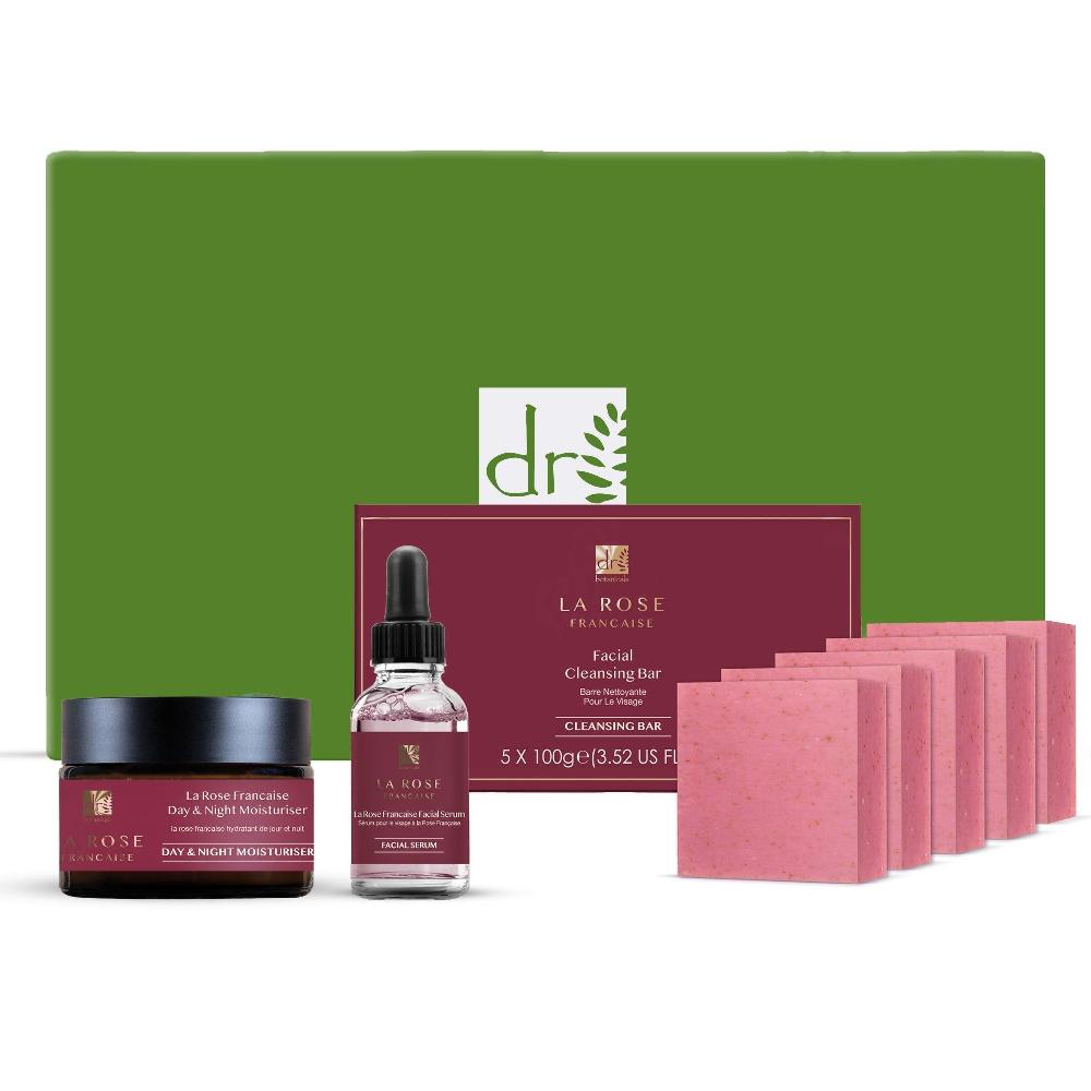 skin chemist Dr Botanicals La Rose Francaise Skincare Gift Set