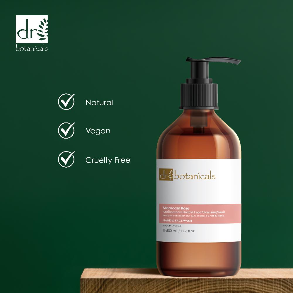 Skin Chemist Dr Botanicals Moroccan Rose Hand & Face Cleansing Wash 500ml Twin Valu