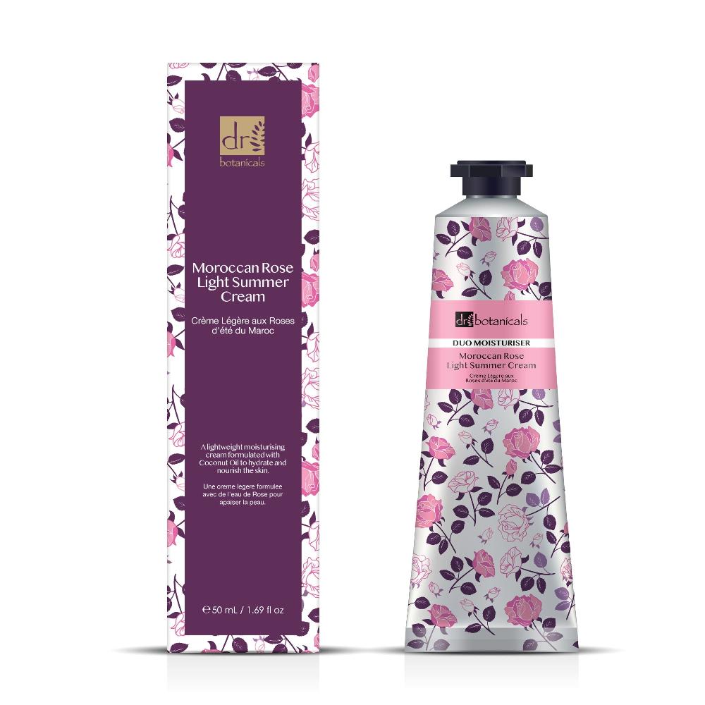 Skin Chemist Dr Botanicals Moroccan Rose Light Summer Cream 50ml Twin Value Savings
