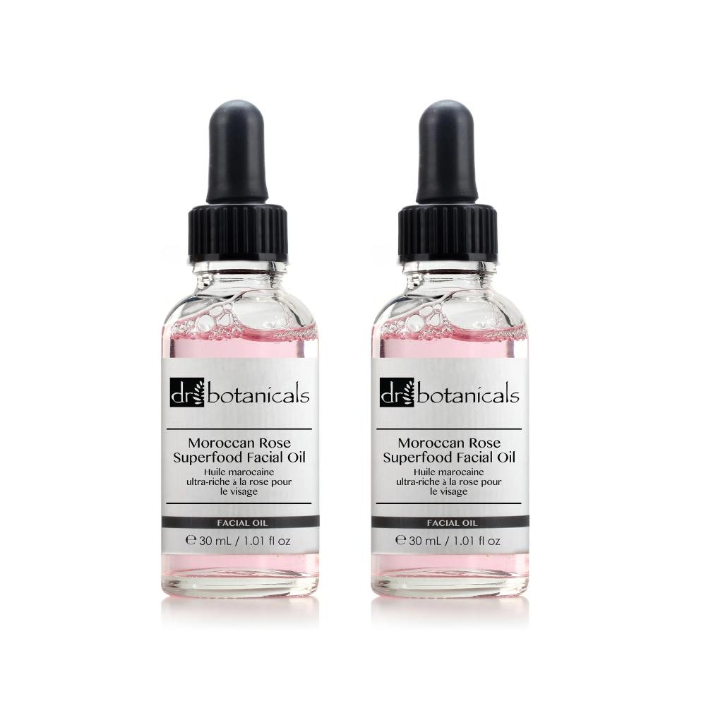 skin chemist Dr Botanicals Moroccan Rose Superfood Facial Oil 30ml Twin Value Savin