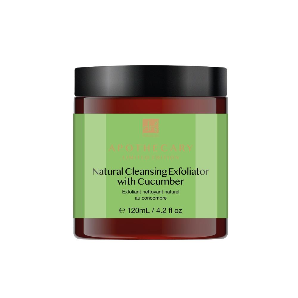 Skin Chemist Dr Botanicals Natural Cleansing Exfoliator With Cucumber 120ml Twin Va