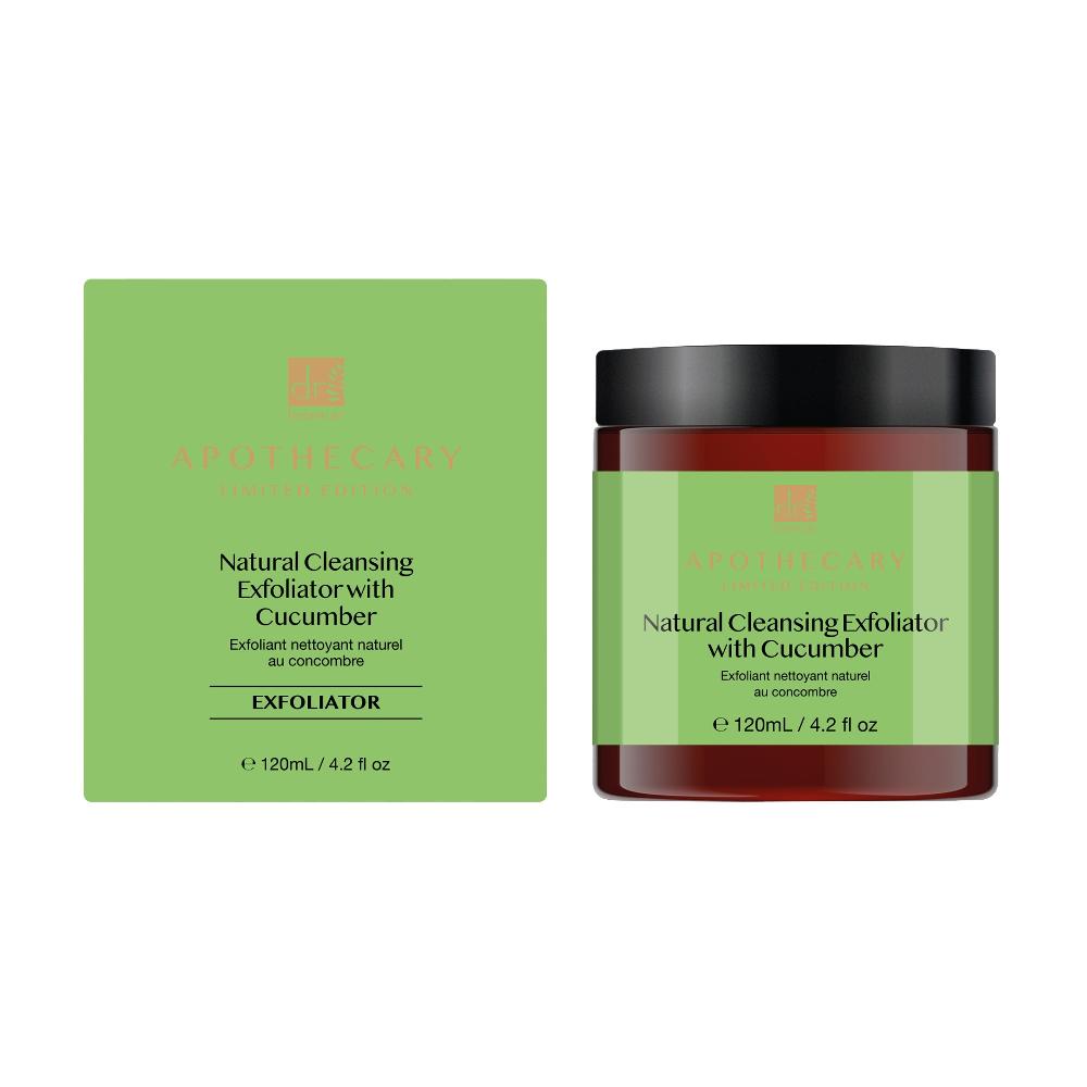 Skin Chemist Dr Botanicals Natural Cleansing Exfoliator With Cucumber 120ml Twin Va