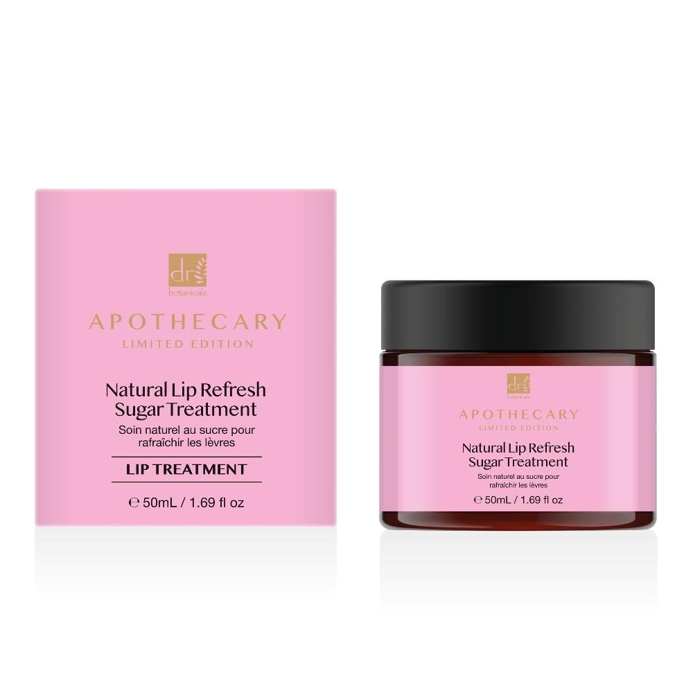 Skin Chemist Dr Botanicals Natural Lip Refresh Sugar Treatment 50ml Twin Value Savi