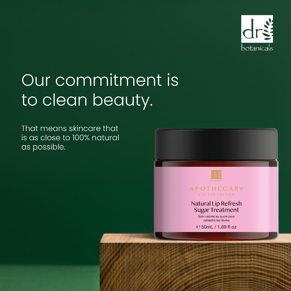 Skin Chemist Dr Botanicals Natural Lip Refresh Sugar Treatment 50ml Twin Value Savi