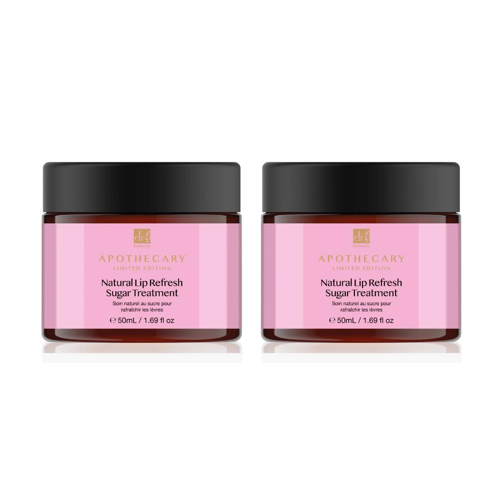skin chemist Dr Botanicals Natural Lip Refresh Sugar Treatment 50ml Twin Value Savi