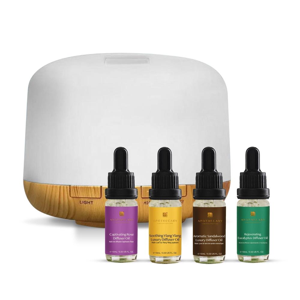 skin chemist Dr Botanicals Premium 5 In 1 Aromatherapy Full Relaxation Diffuser Kit