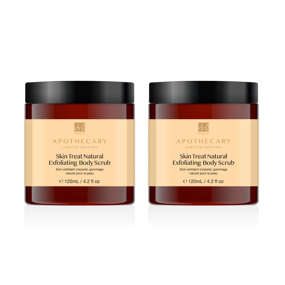 skin chemist Dr Botanicals Skin Treat Natural Exfoliating Body Scrub 120ml Twin Val