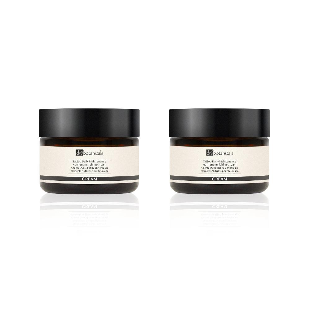 skin chemist Dr Botanicals Tattoo Cream 50ml Twin Value Savings Pack