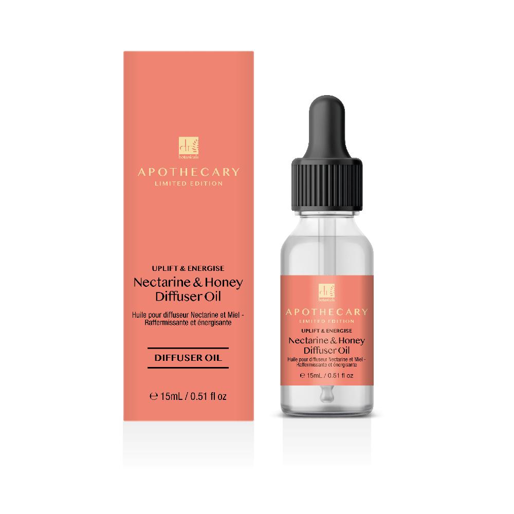 Skin Chemist Dr Botanicals Uplift & Energise Nectarine & Honey Diffuser Oil 15ml Tw