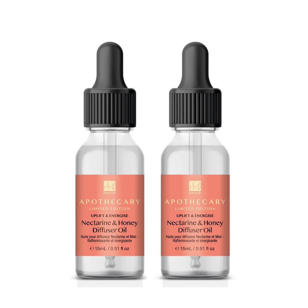 skin chemist Dr Botanicals Uplift & Energise Nectarine & Honey Diffuser Oil 15ml Tw