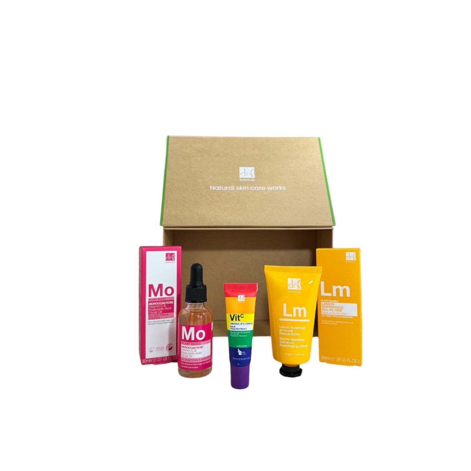 skin chemist Dr Botanicals Vegan Best Sellers Skincare Christmas Gift Set