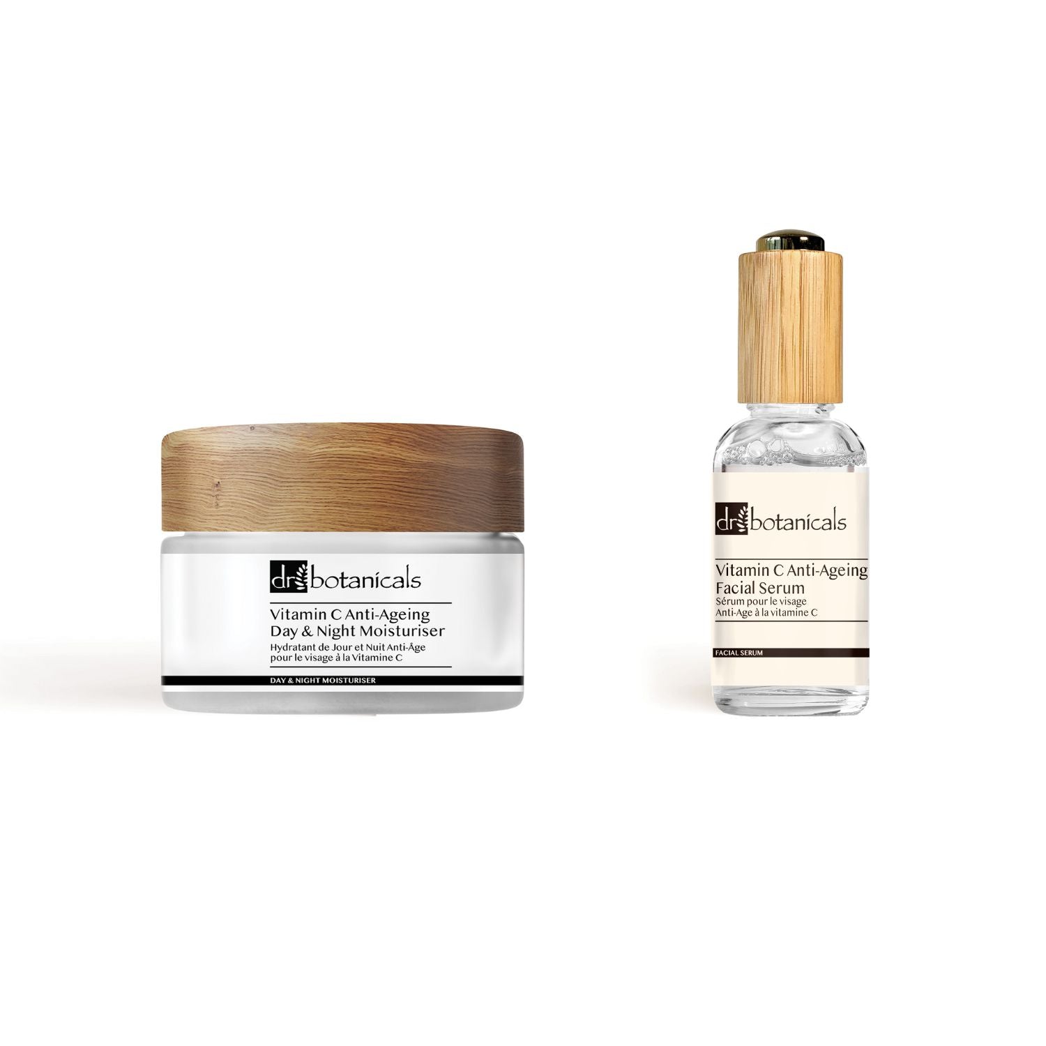 skin chemist Dr Botanicals Vitamin C Anti-Ageing Facial Serum & Moisturiser Kit