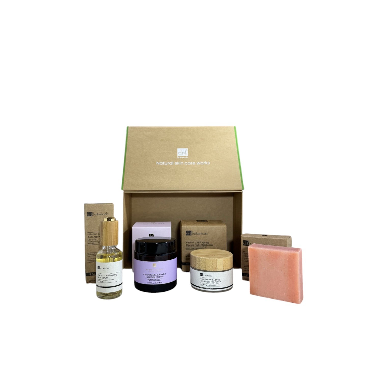 skin chemist Dr Botanicals Vitamin C Anti-Ageing Morning Skincare Christmas Gift Se