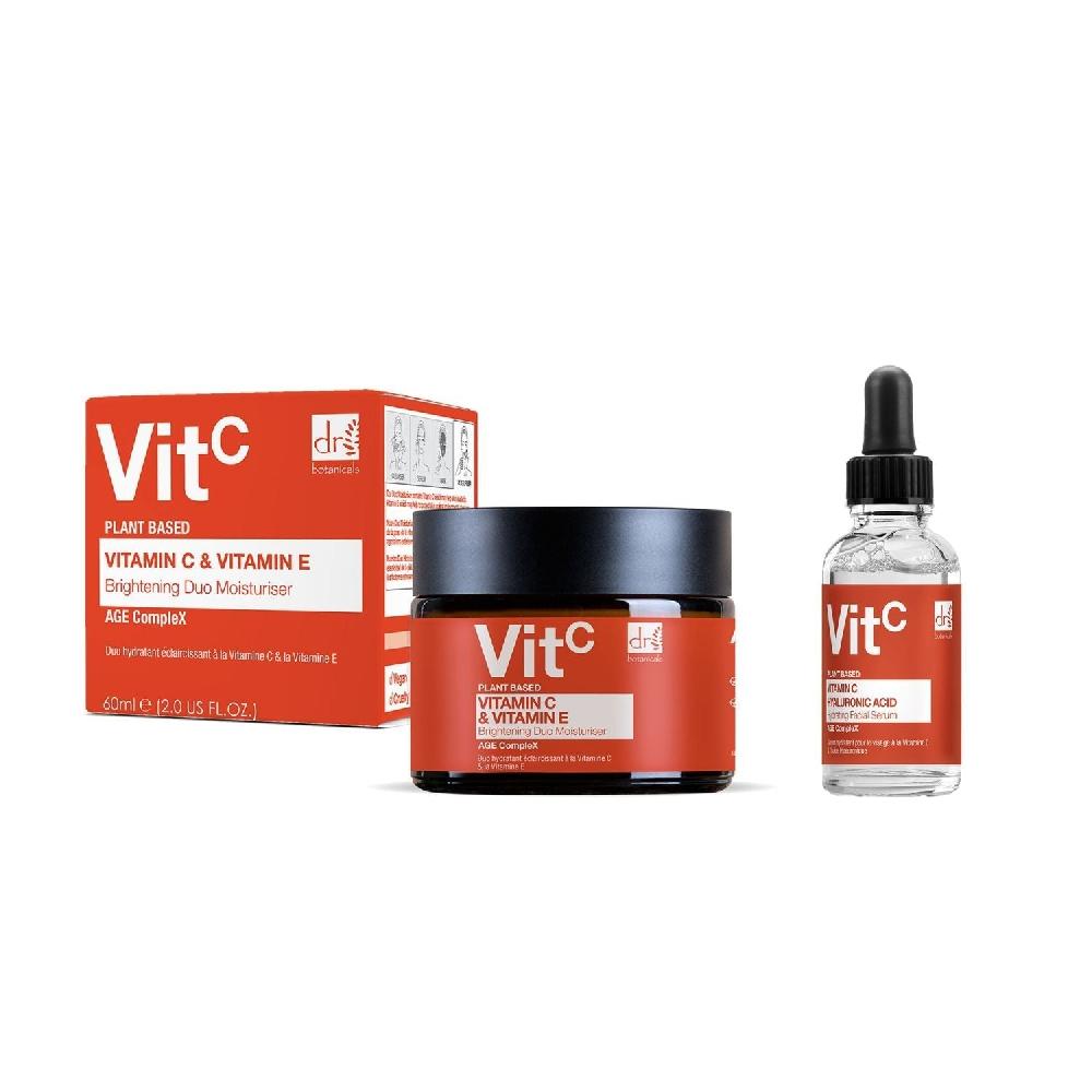 skin chemist Dr Botanicals Vitamin C Duo Moisturiser & Facial Serum Kit