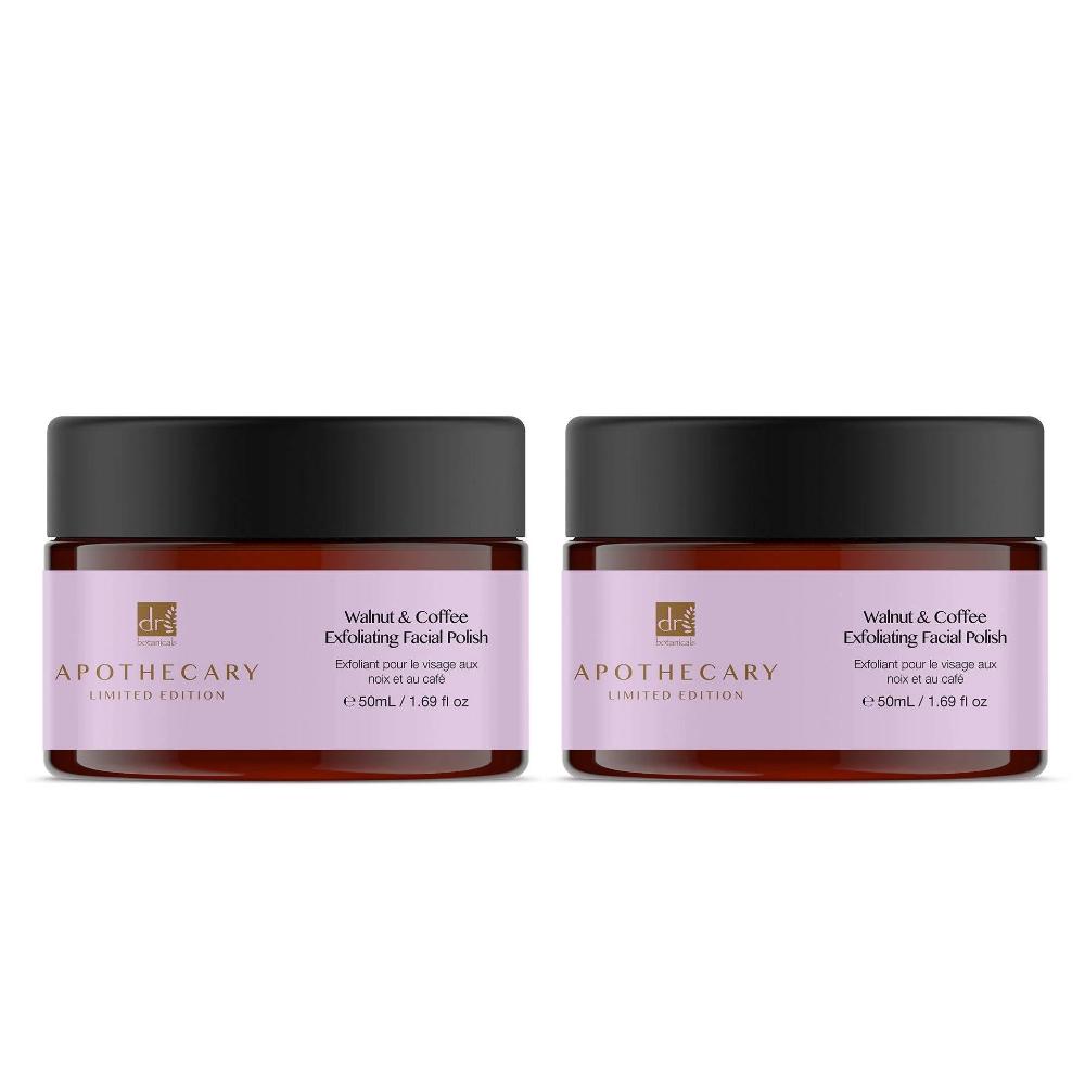 skin chemist Dr Botanicals Walnut & Coffee Exfoliating Facial Polish 50ml Twin Valu