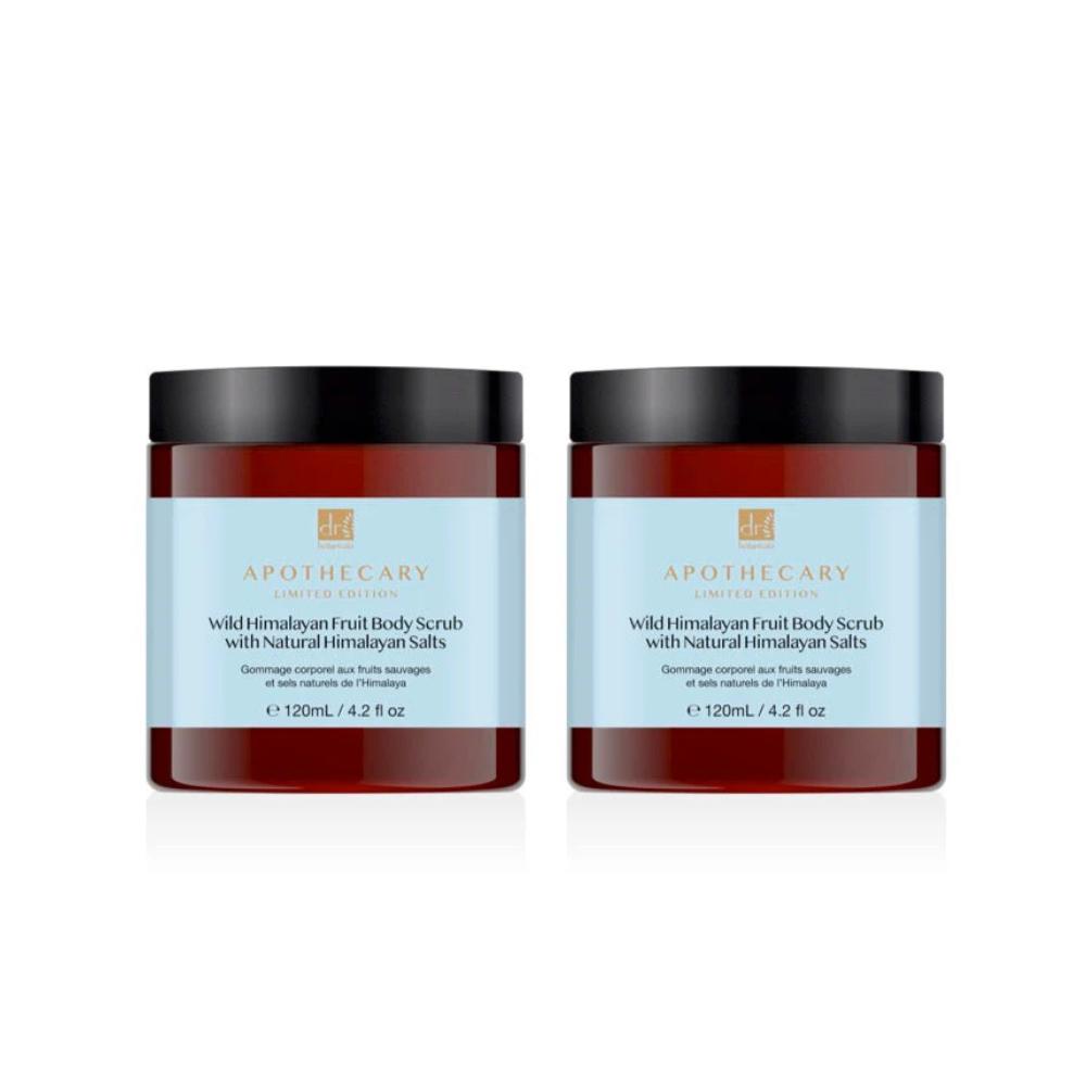 skin chemist Dr Botanicals Wild Himalayan Fruit Body Scrub with Natural Himalayan S