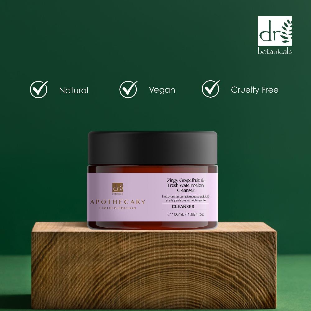 Skin Chemist Dr Botanicals Zingy Grapefruit & Fresh Watermelon Cleanser 100ml Twin