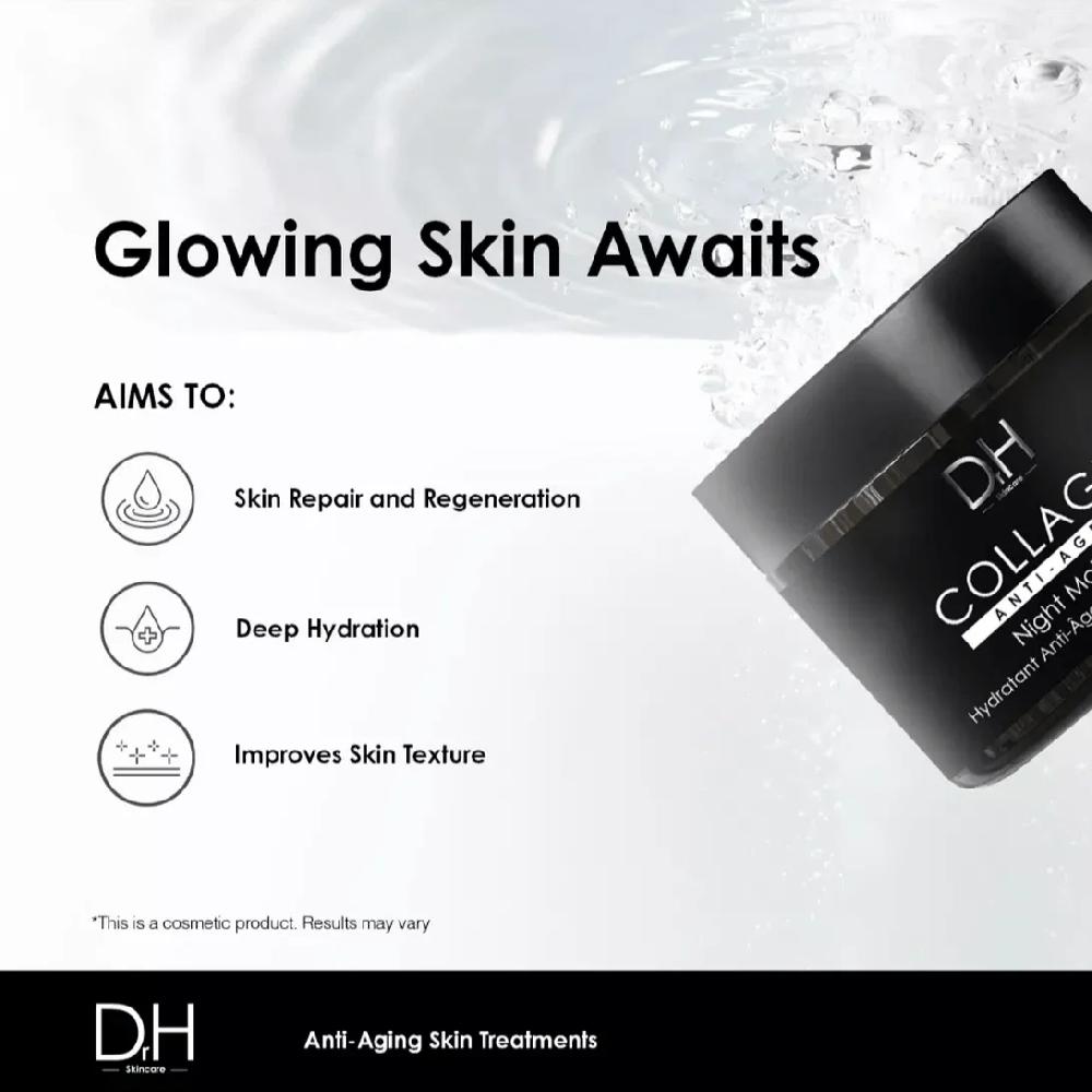Skin Chemist Dr H Collagen Anti-Ageing Night Moisturiser 60ml