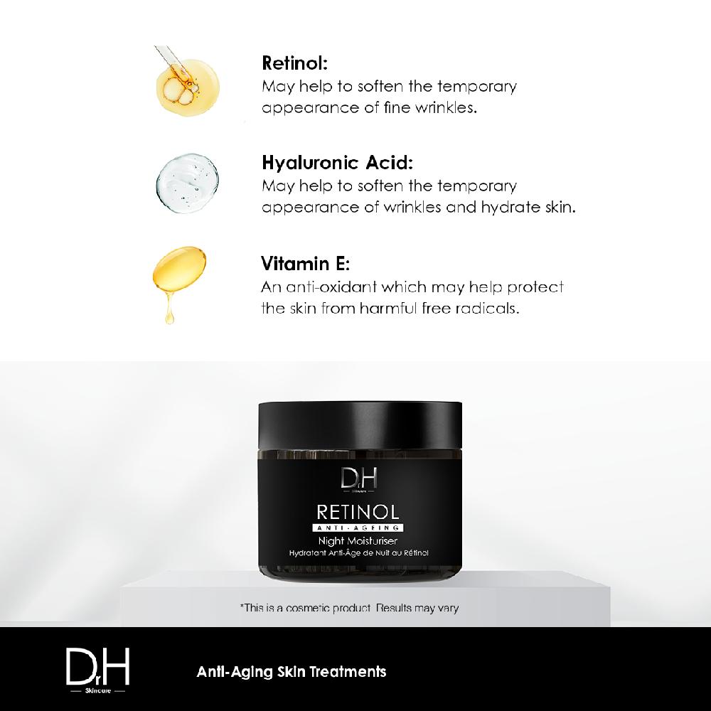 Skin Chemist Dr H Retinol Anti-Ageing Night Moisturiser 60ml