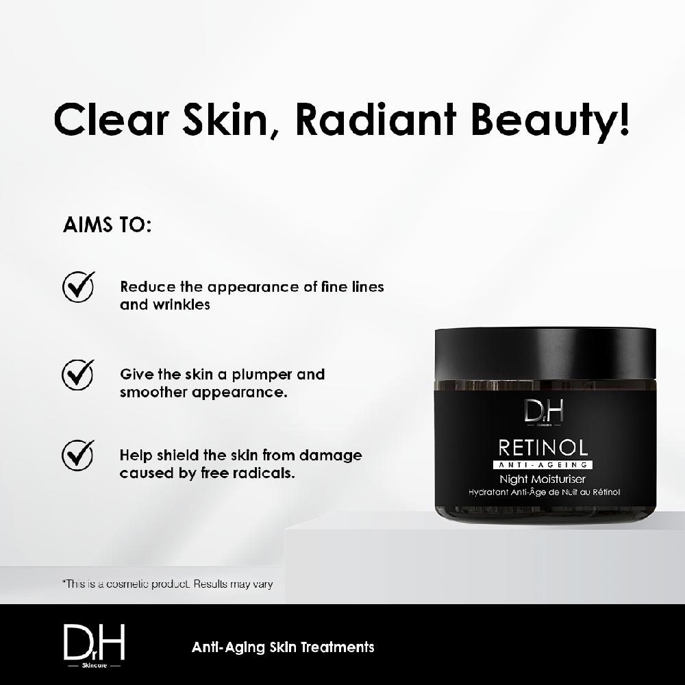 Skin Chemist Dr H Retinol Anti-Ageing Night Moisturiser 60ml