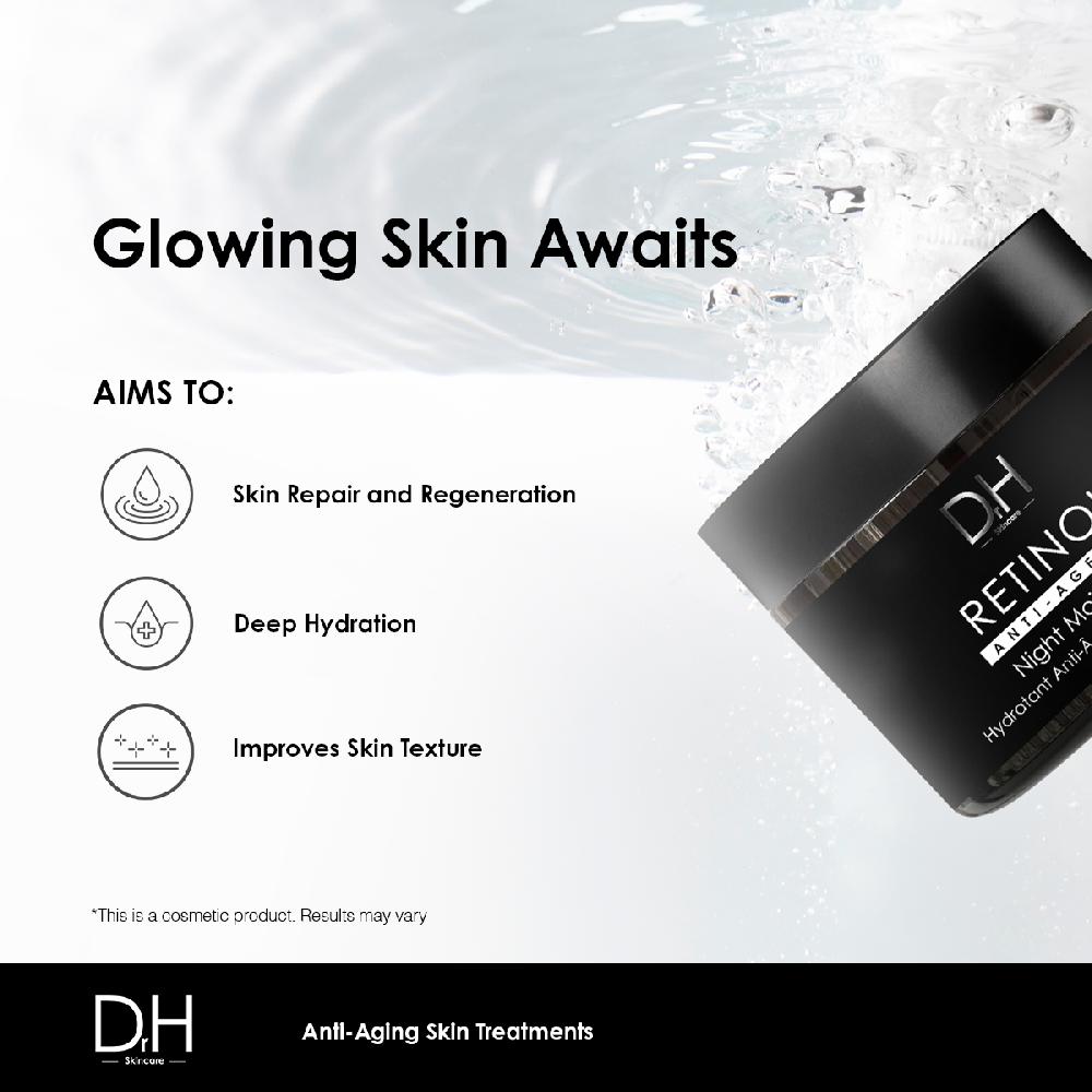 Skin Chemist Dr H Retinol Anti-Ageing Night Moisturiser 60ml