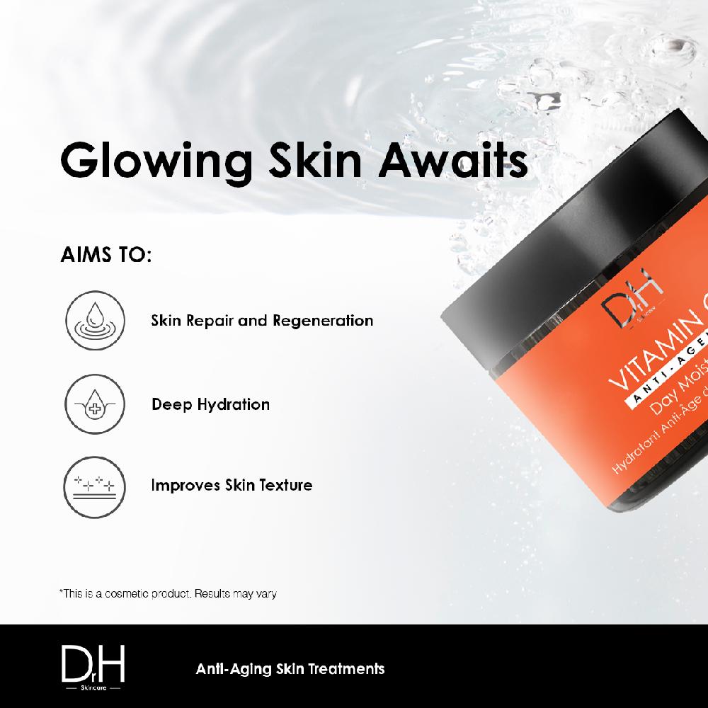 Skin Chemist Dr H Vitamin C Anti-Ageing Day Moisturiser 60ml