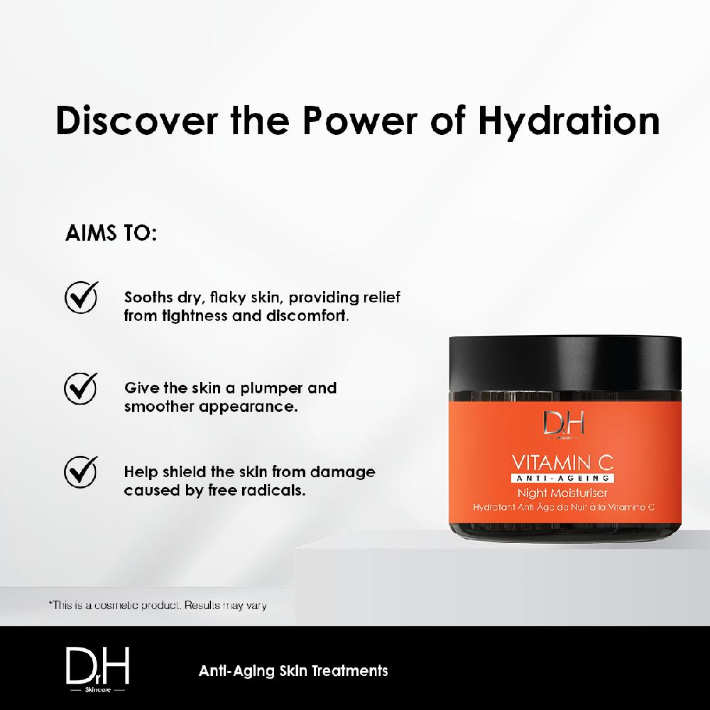 Skin Chemist Dr H Vitamin C Anti-Ageing Night Moisturiser 60ml