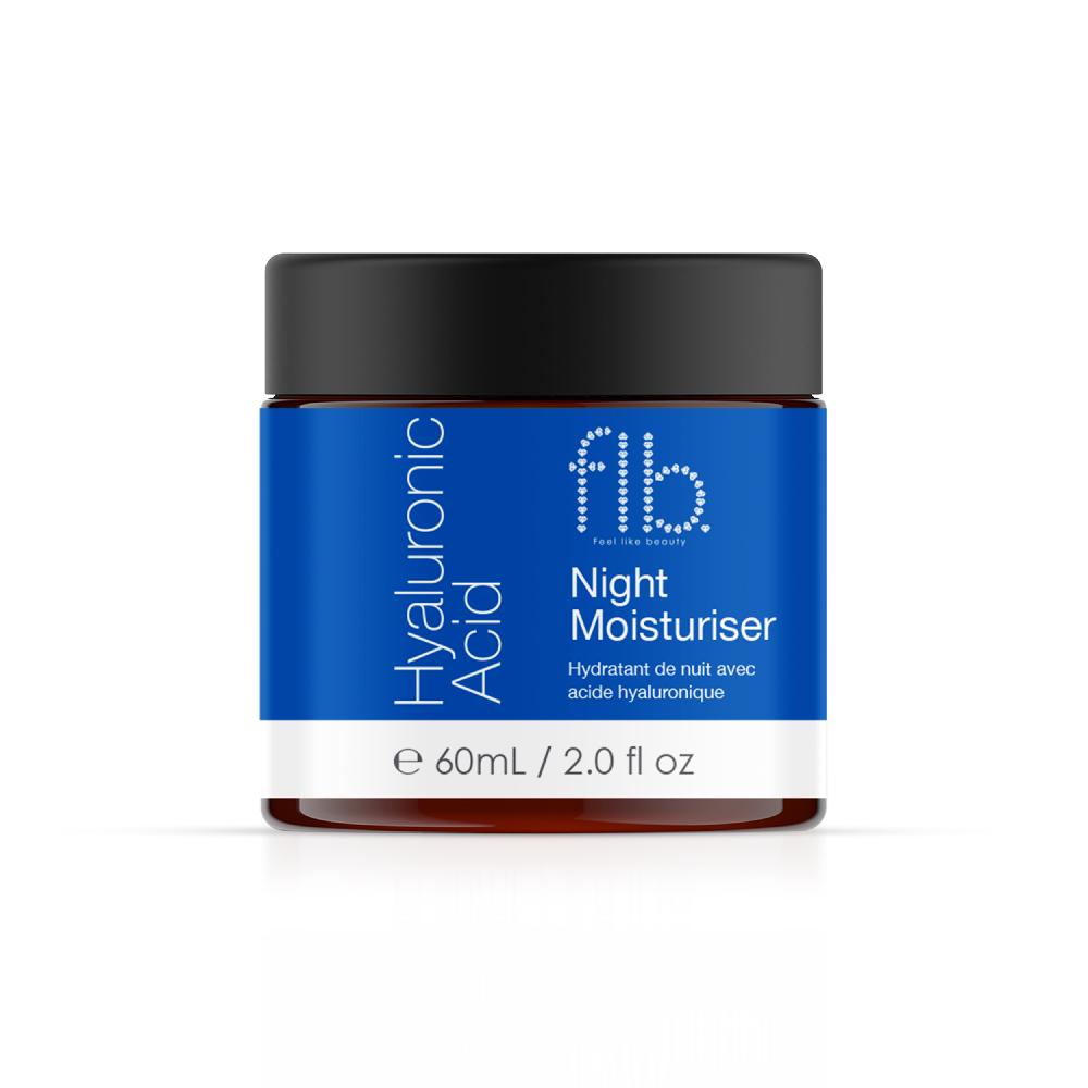 Skin Chemist Feel Like Beauty Hyaluronic Acid Night Moisturiser 60ml Twin Value Sav