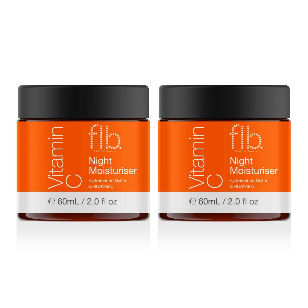 skin chemist Feel Like Beauty Vitamin C Night Moisturiser 60ml Twin Value Savings P