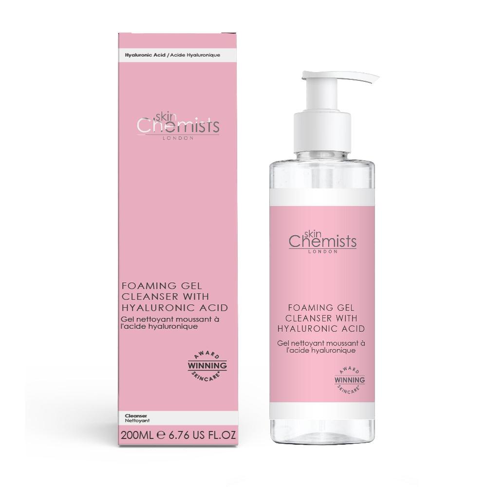 skin chemist Foaming Gel Cleanser with Hyaluronic Acid 200ml
