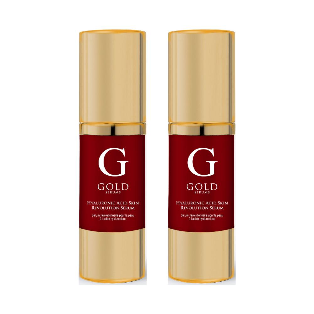 skin chemist Gold Serums Hyaluronic Acid Skin Revolution Serum 30ml Twin Value Savi