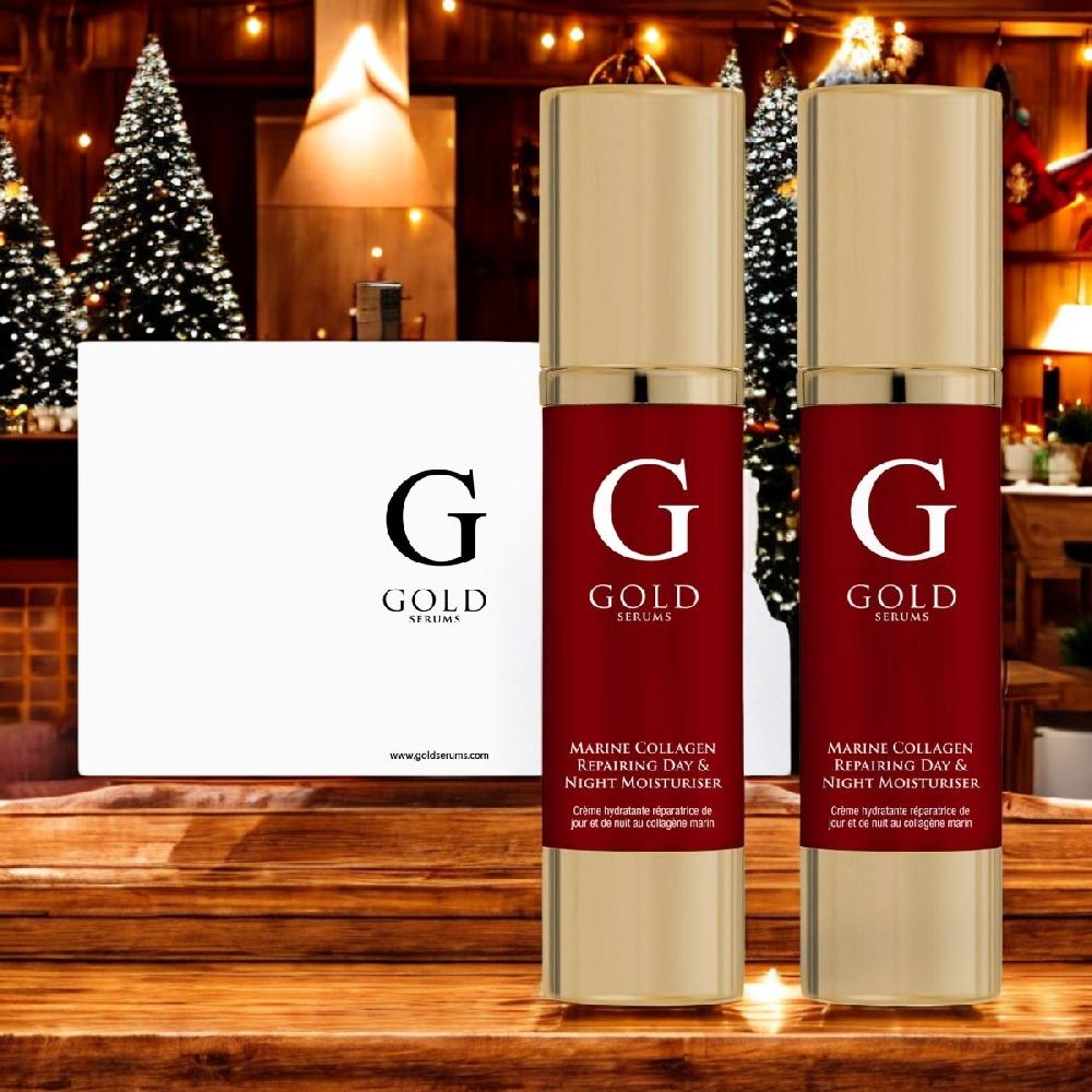 skin chemist Gold Serums Marine Collagen Double Pack