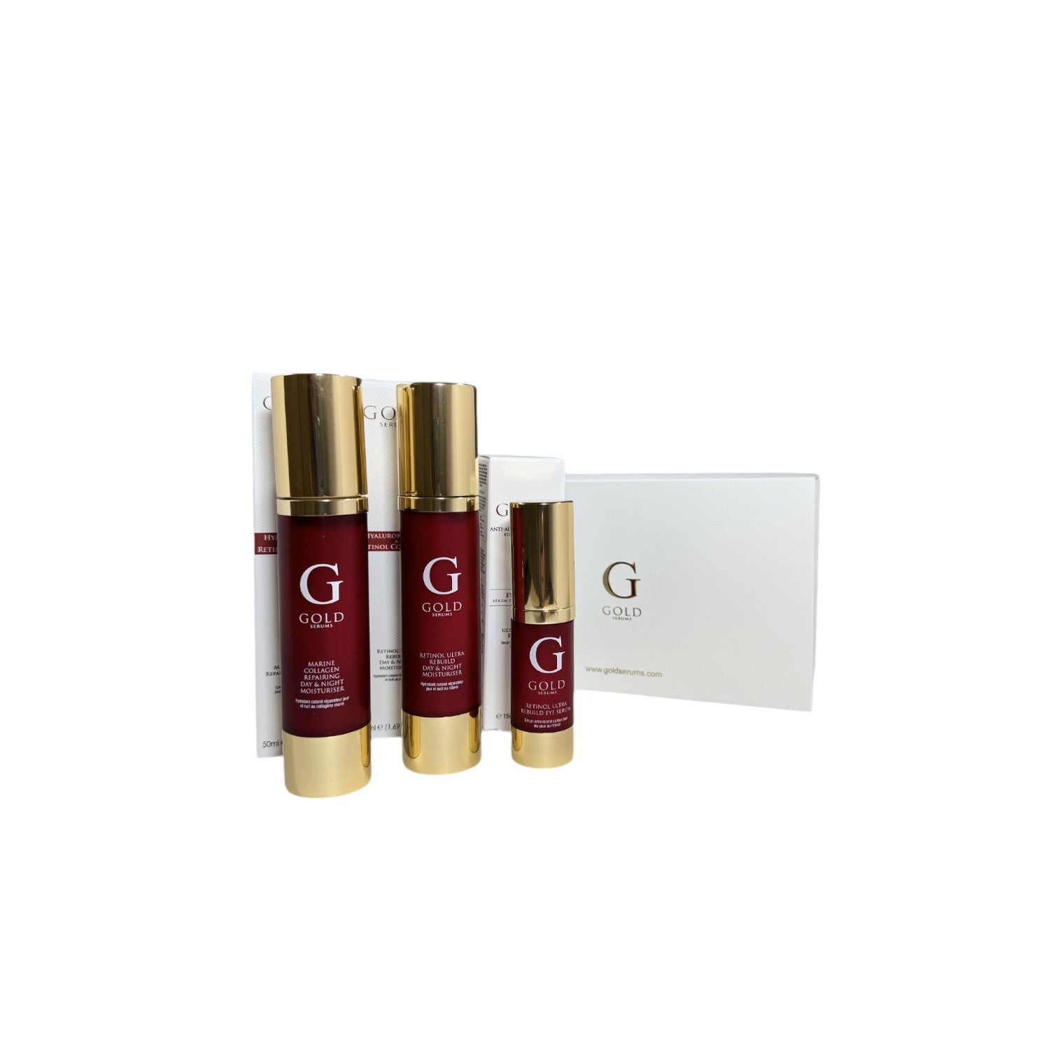 Skin Chemist Gold Serums Marine Collagen & Retinol Christmas Gift Set