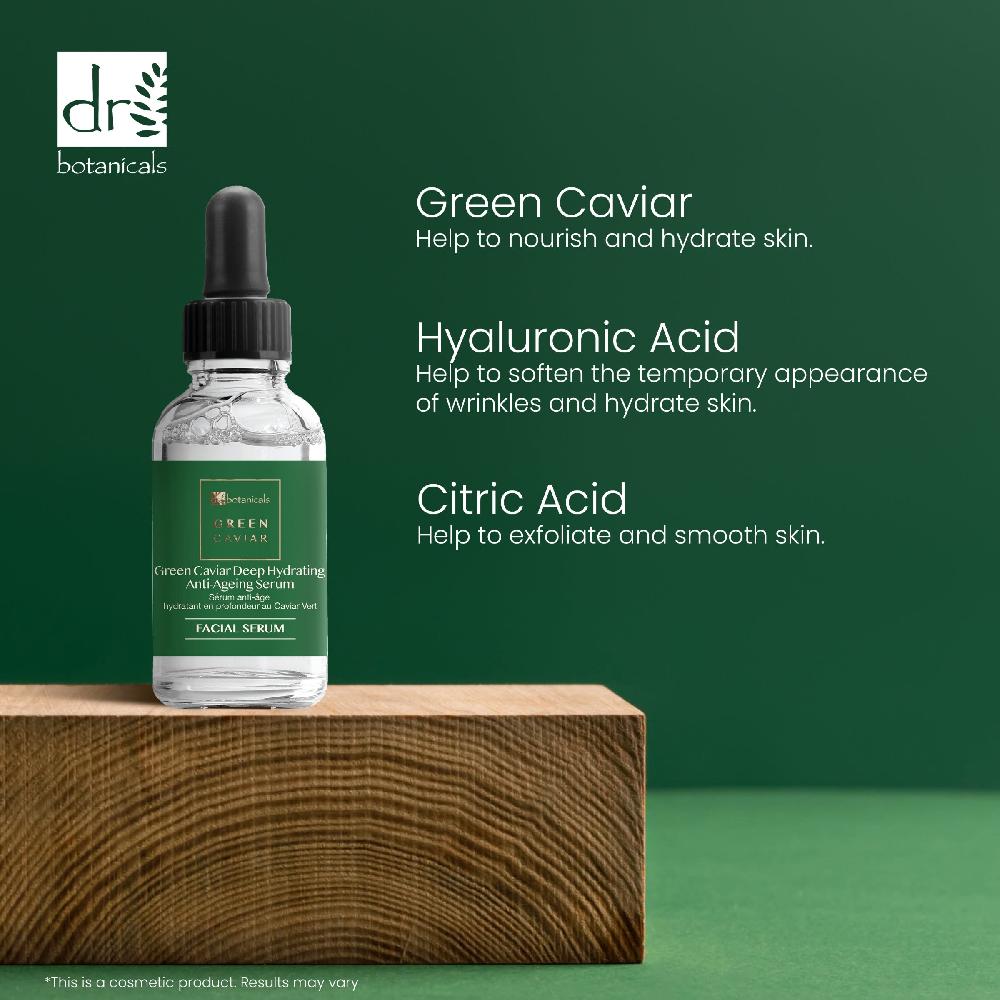 Skin Chemist Green Caviar Deep Hydrating Anti-Ageing Serum 30ml