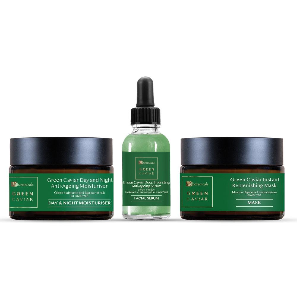 skin chemist Green Caviar Serum Night Moisturiser and Mask