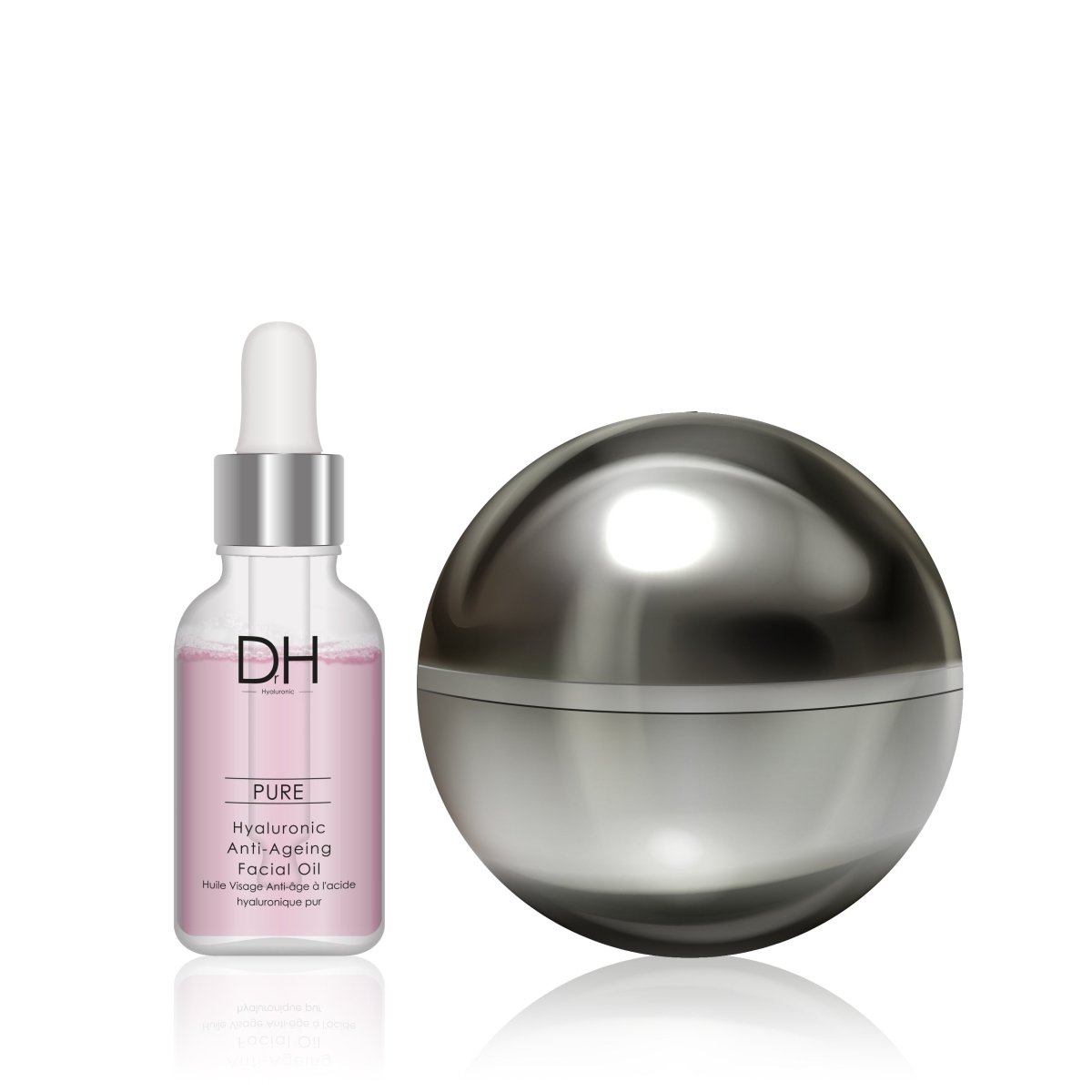 skin chemist Hyaluronic Acid Body Cream & Facial Oil Kit