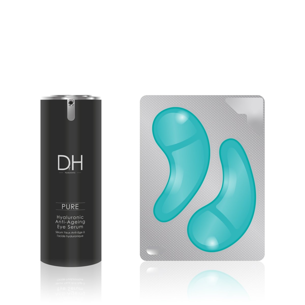 skin chemist Hyaluronic Acid Eye Serum & Eye Pads Kit