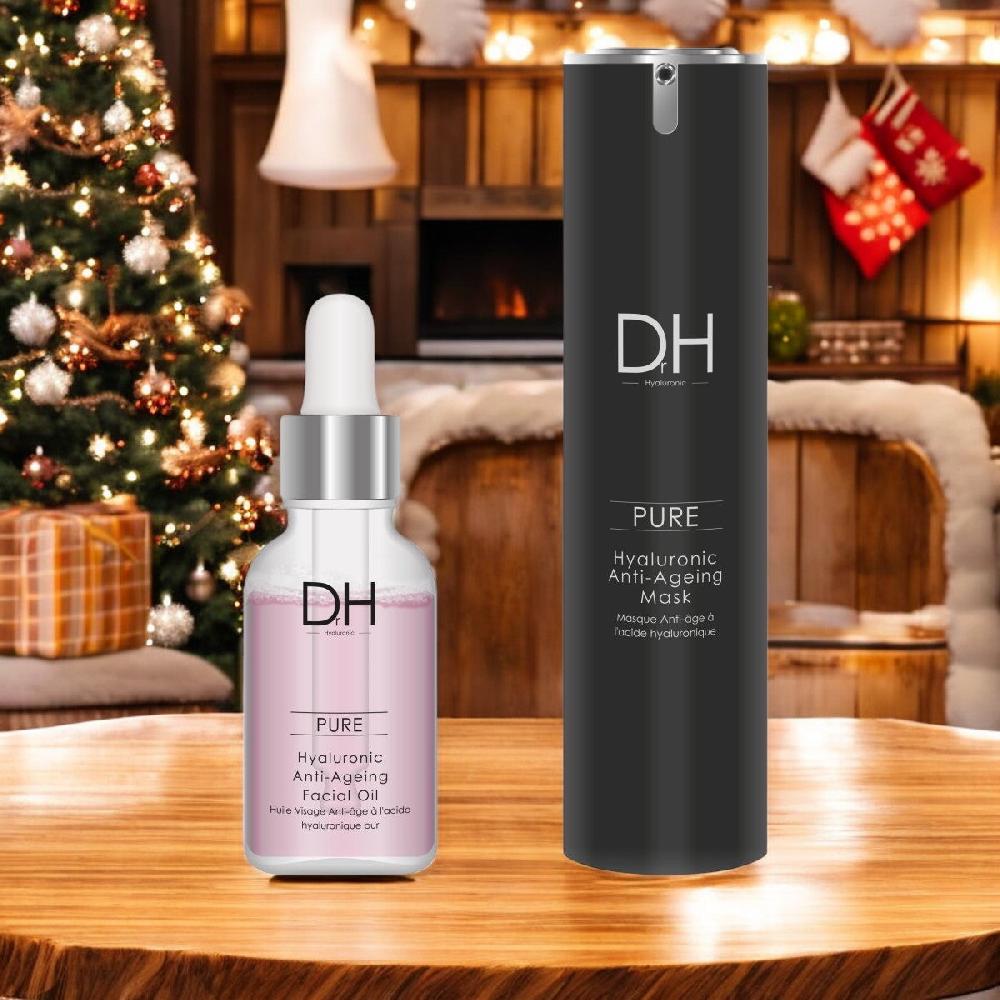 Skin Chemist Hyaluronic Anti-Ageing Mask & Facial Oil Kit