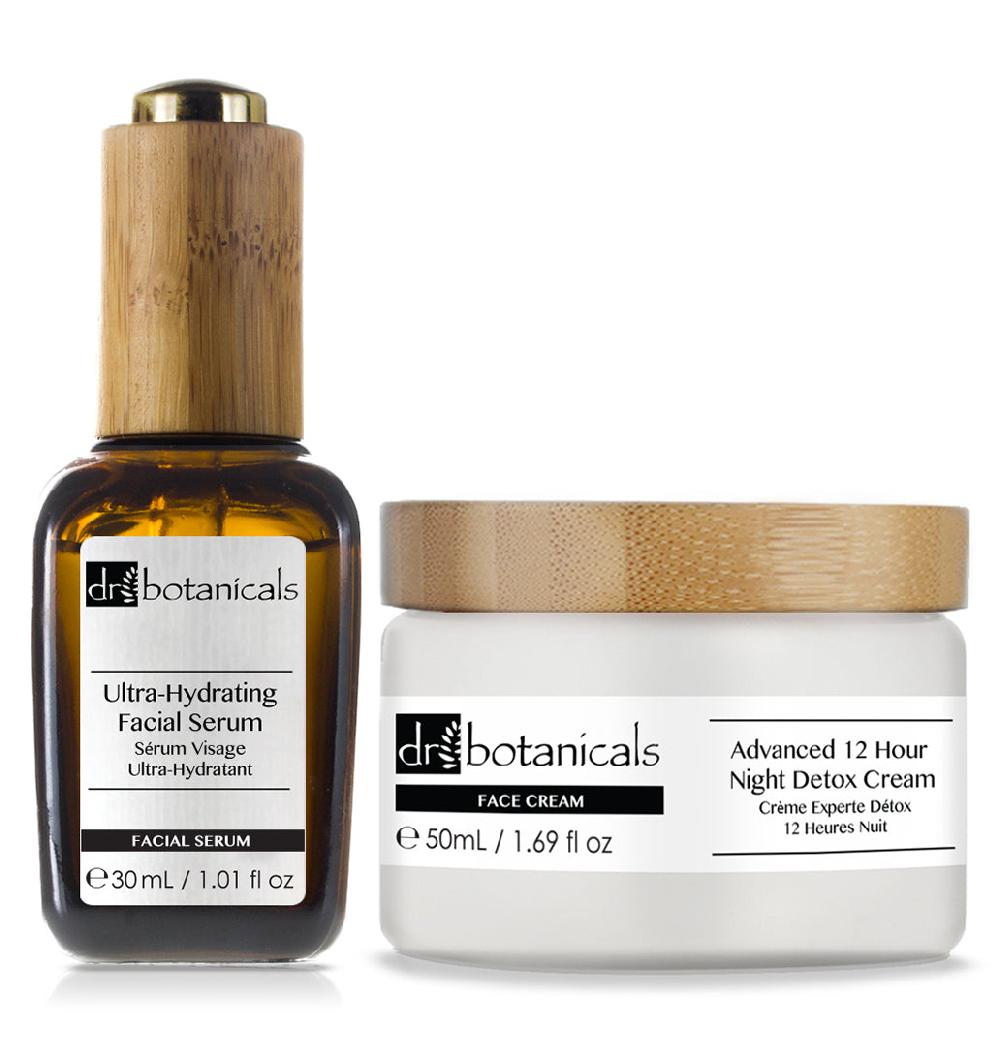 skin chemist K2 DB Ultra-Hydrating Facial Serum + Advanced 12-Hour Night Detox Crea
