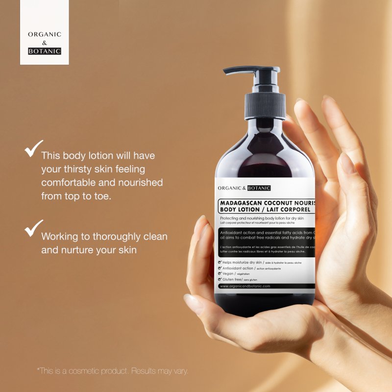 Skin Chemist Madagascan Coconut Body Lotion - 250ml - Deeply Hydrating & Nourishing