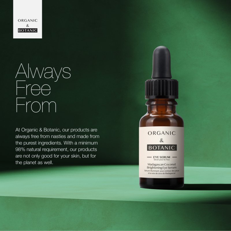 Skin Chemist Madagascan Coconut Eye Serum - 15ml - Hydrating & Depuffing With Aloe